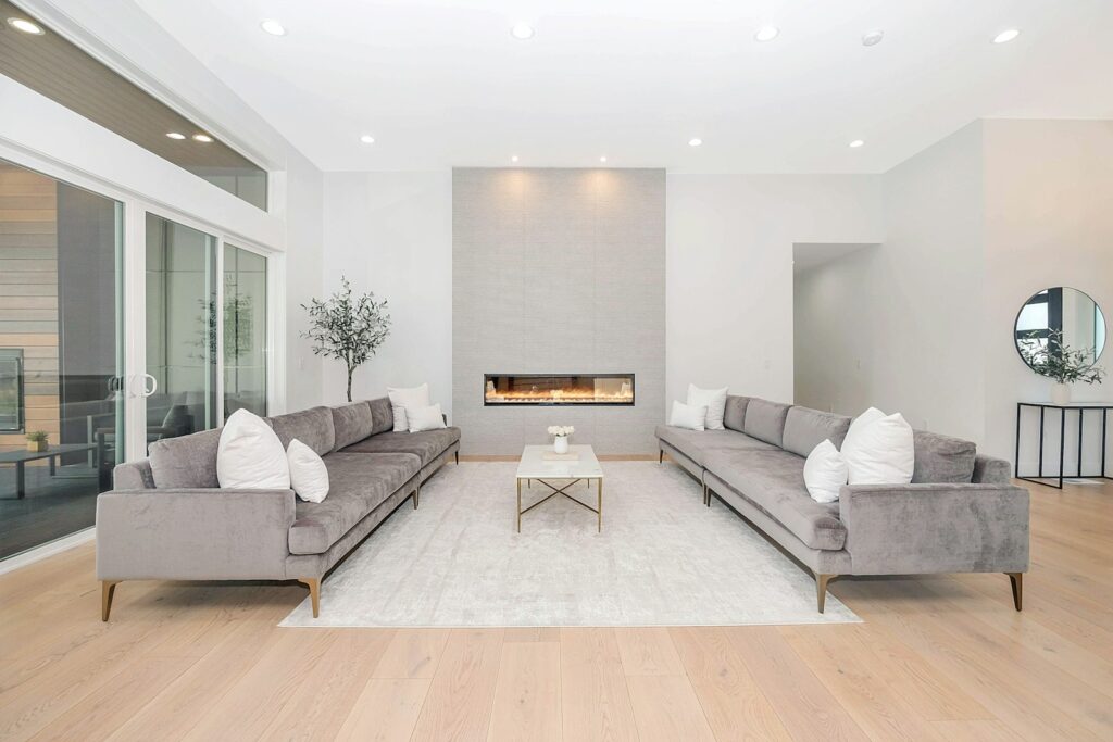 Bright modern living room